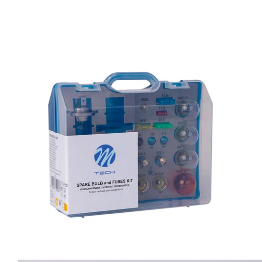 Ersatzlampen Set M-TECH 19 Stück - 2x H7 12V